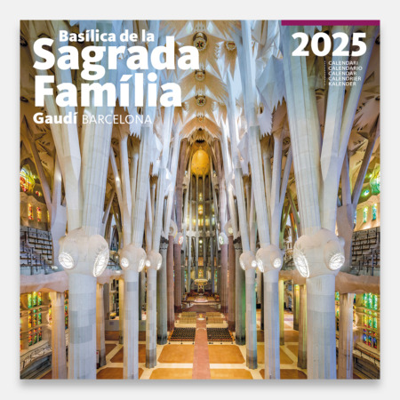 Calendrier 2025 Basílica de la Sagrada Família. Découvrez