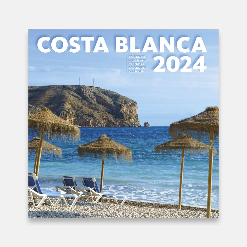 24bla Calendario Pared 2024 Costa Blanca 