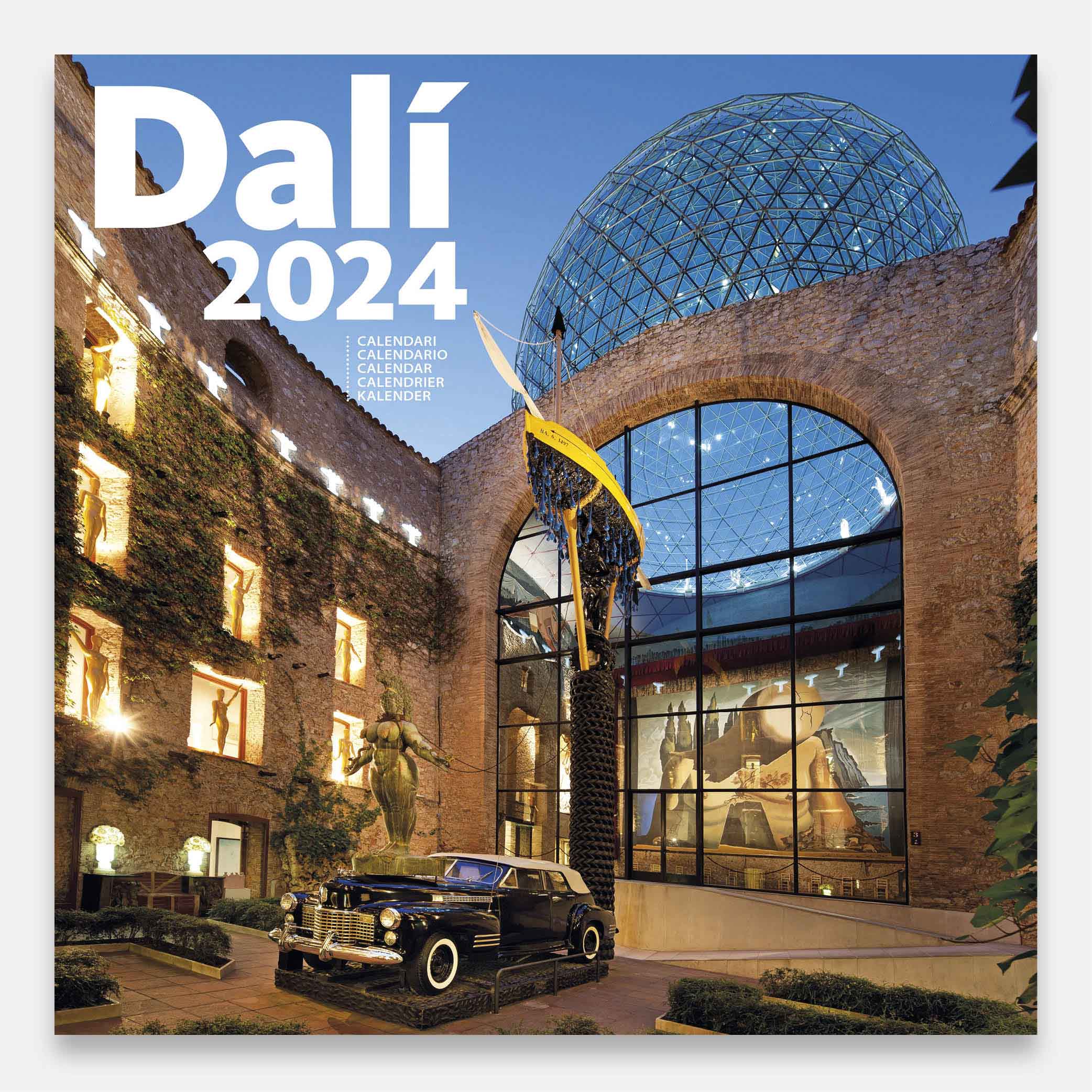 Dalí 24dg calendario pared 2024 salvador dali