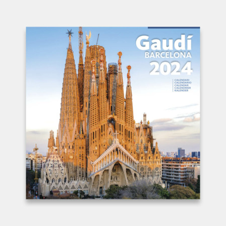 Calendario > Pared Pequeño Formato 16x16 cm - Gaudí (Sagrada Família)