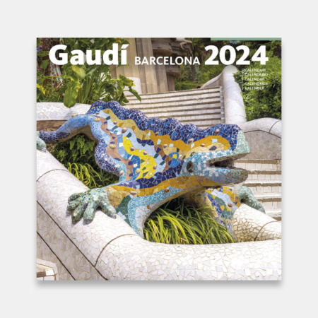 Calendario > Pared Pequeño Formato 16x16 cm - Gaudí (Park Güell)
