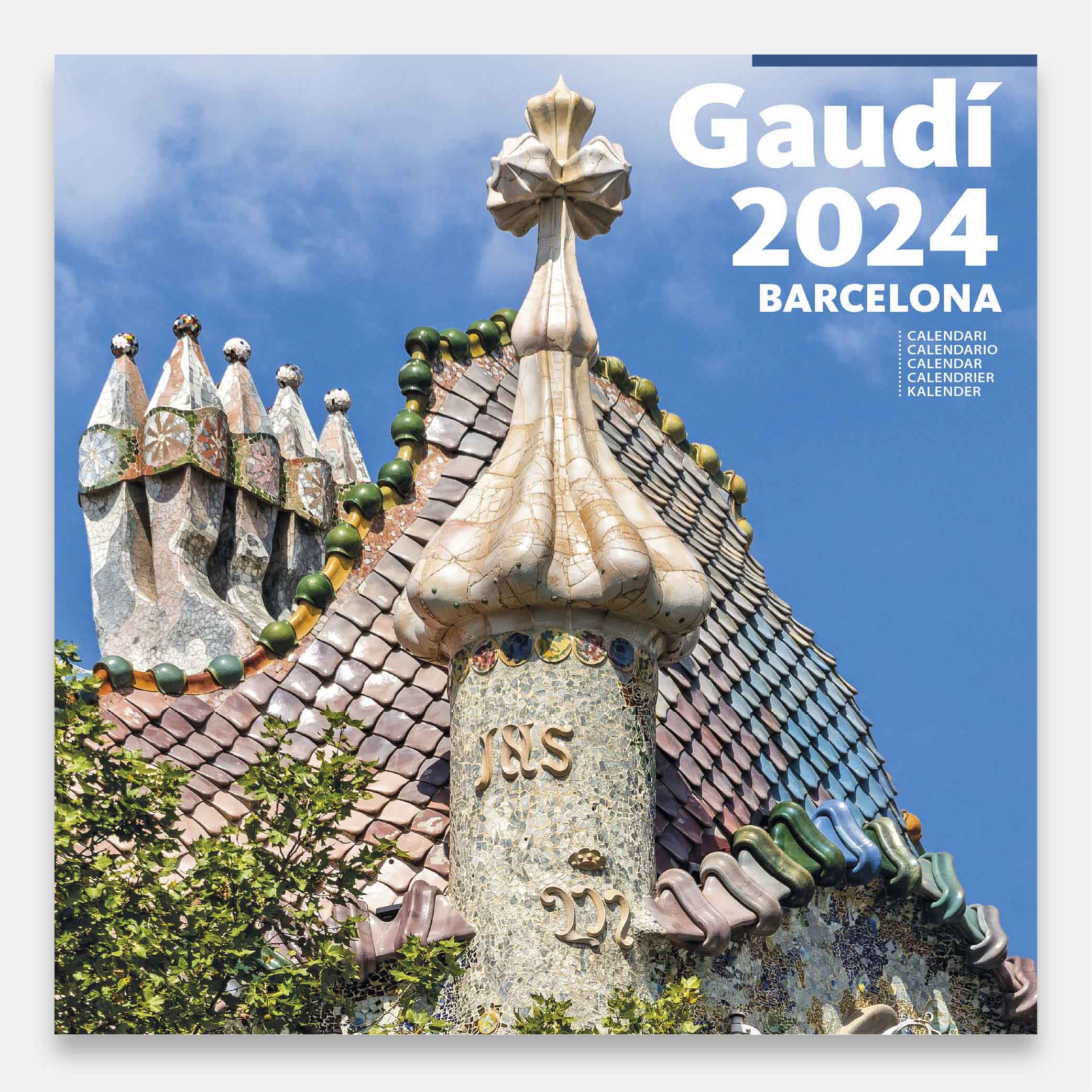 Gaudí-1 A (Batlló) 24gg1 a calendario pared 2024 gaudi batllo