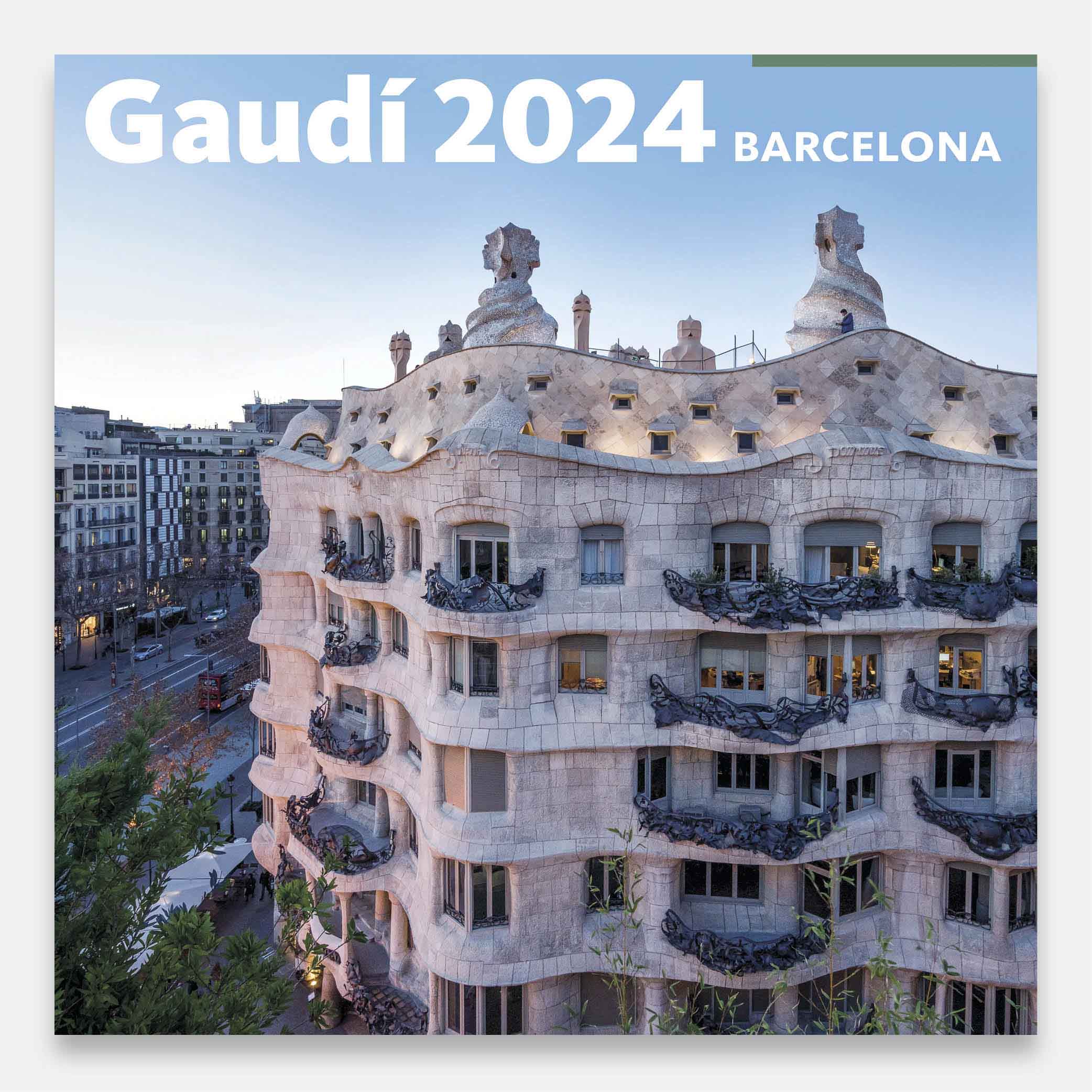 Gaudí-2 B (Pedrera) 24gg2 b calendario pared 2024 gaudi pedrera