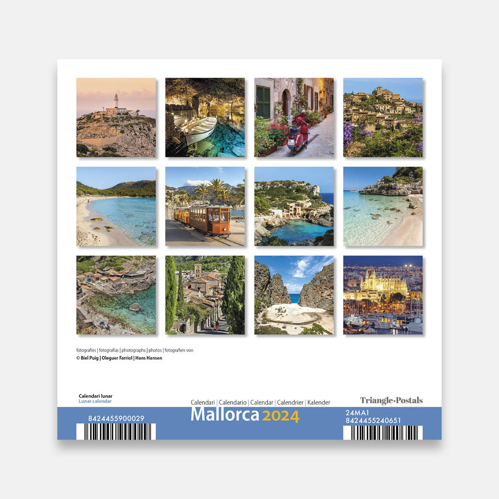 Calendari Mallorca 24ma12 calendario pared 2024 mallorca
