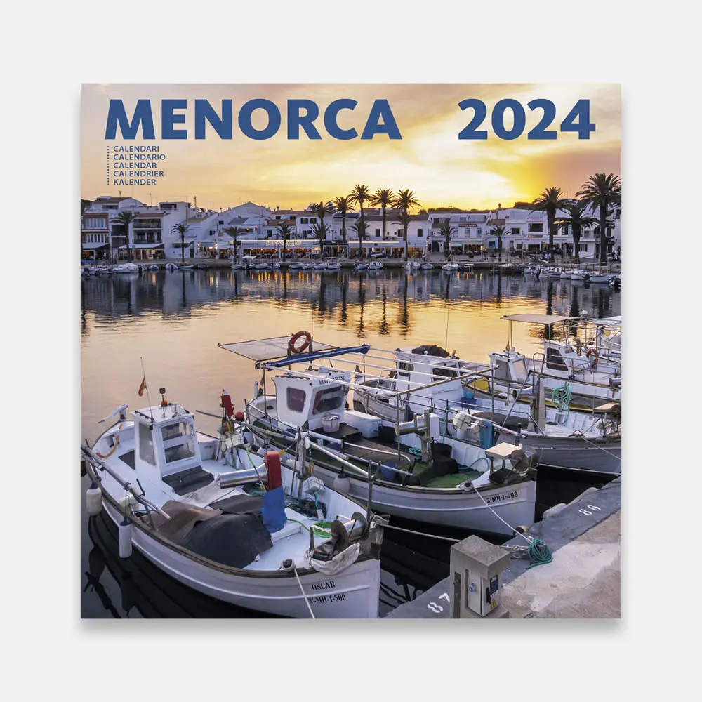 Minorque 24me a calendario pared 2024 menorca