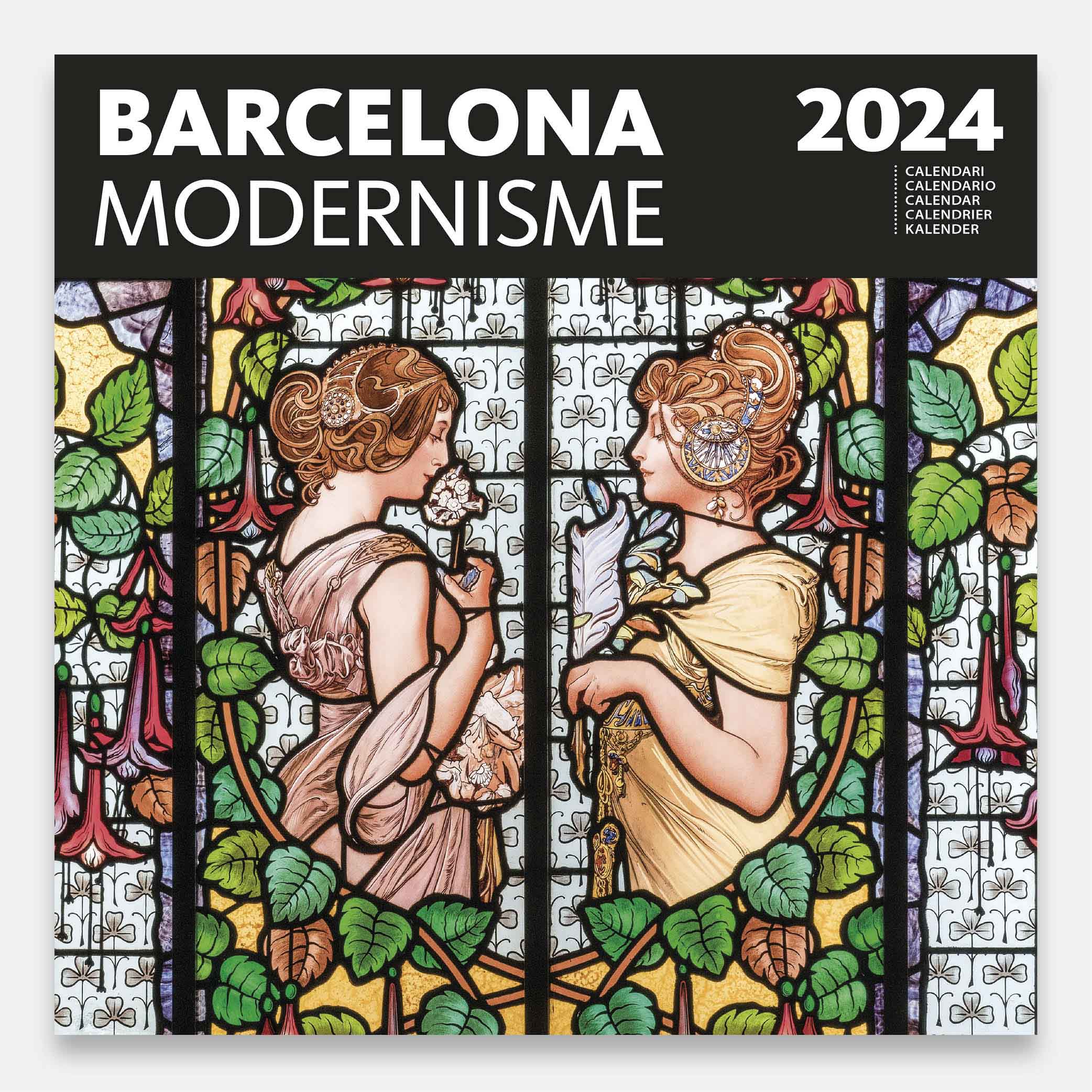 Calendario 2024 Modernisme 24modg calendario pared 2024 barcelona modernismo modernisme
