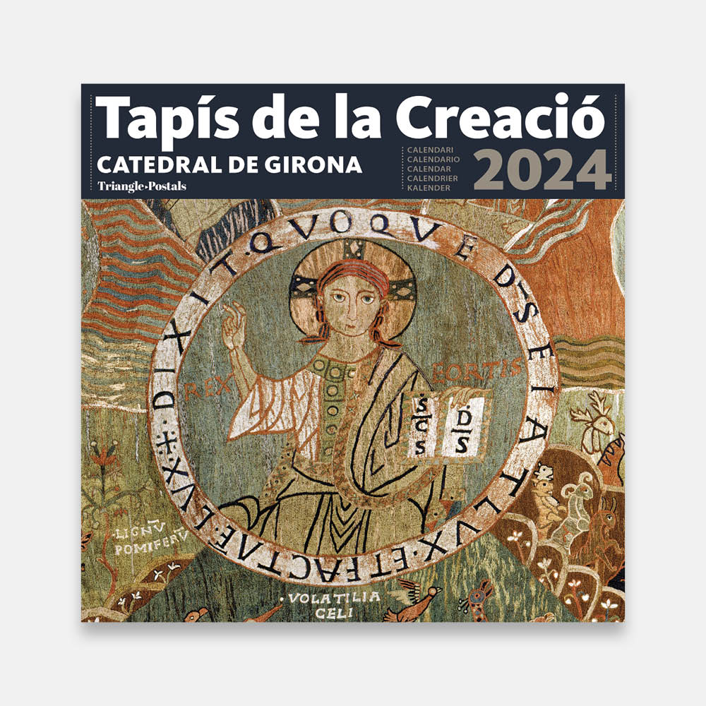 Création de tapisserie (Cathédrale de Gérone) 24tc calendario pared 2024 tapis creacio girona