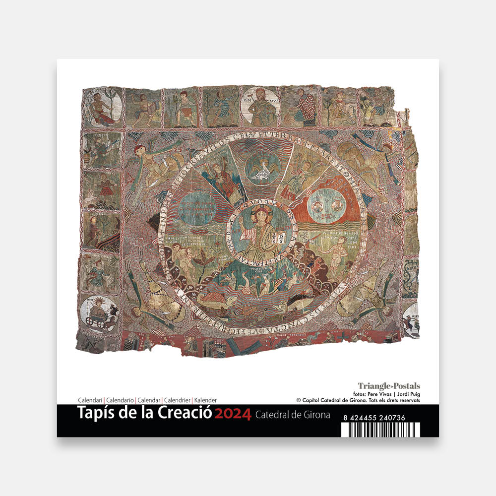 Création de tapisserie (Cathédrale de Gérone) 24tc2 calendario pared 2024 tapis creacio girona