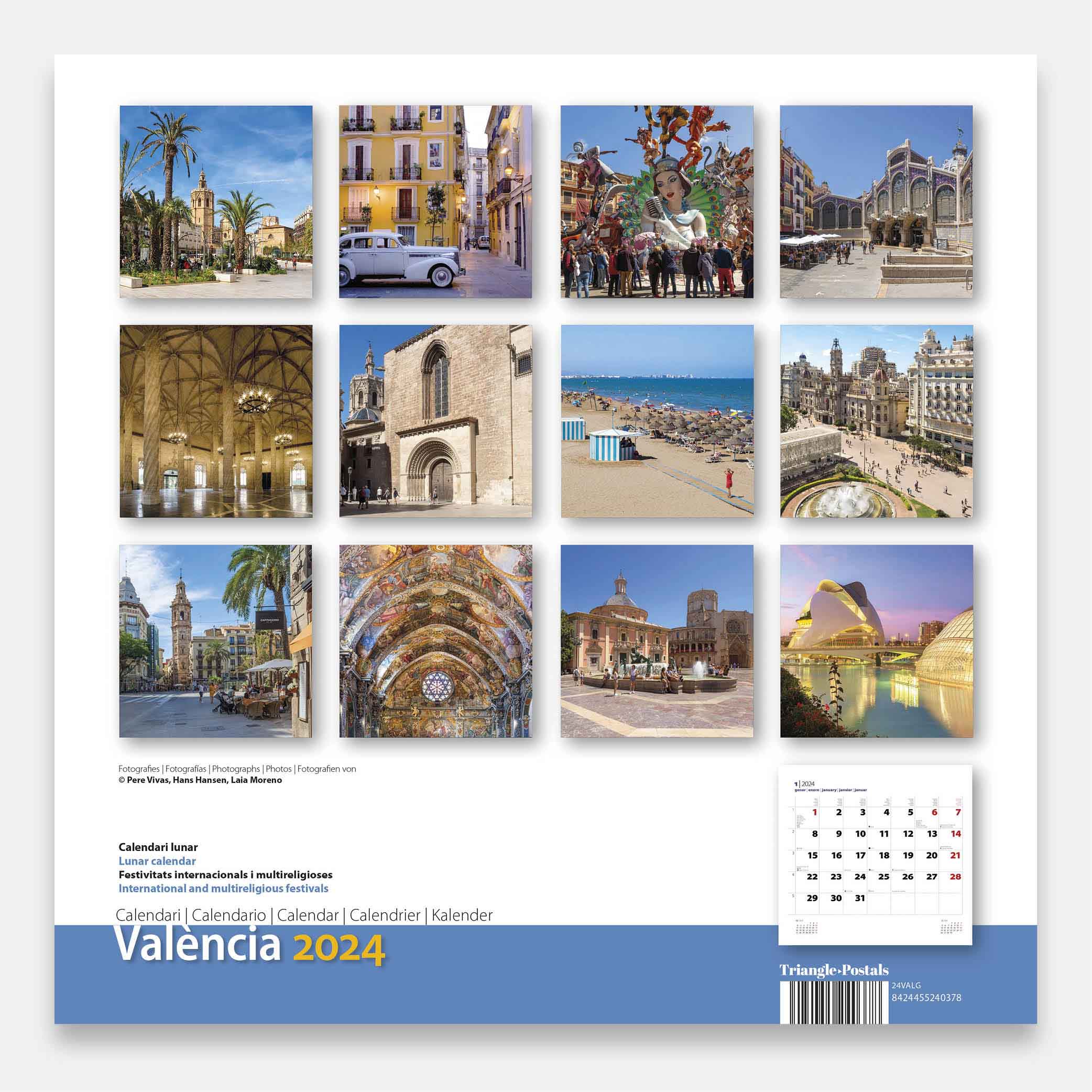 València 24valg2 calendario pared 2024 valencia
