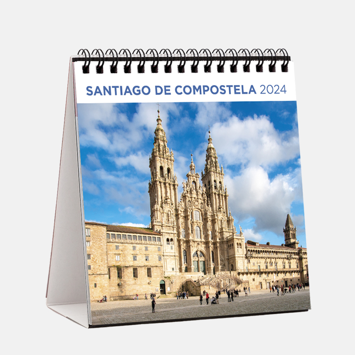 Santiago Compostela s24co calendario sobremesa 2024 santiago compostela