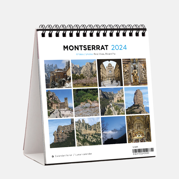 Calendari Montserrat s24m d calendario sobremesa 2024 montserrat