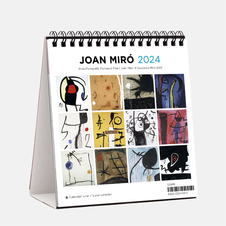 Calendari Miró - Palma s24mi d calendario sobremesa 2024 joan miro mallorca