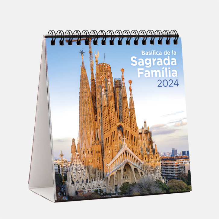 Basílica de la Sagrada Família s24sf calendario sobremesa 2024 sagrada familia
