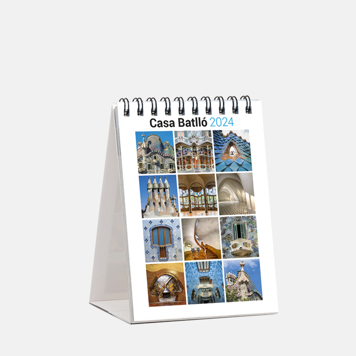 Calendario 2024 Casa Batlló sm24ba d calendario sobremesa 2024 gaudi batllo