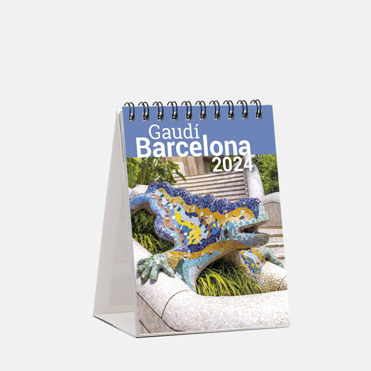 Gaudí sm24g1 calendario sobremesa 2024 gaudi barcelona