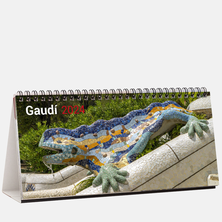 Gaudí sp24g calendario sobremesa 2024 gaudi
