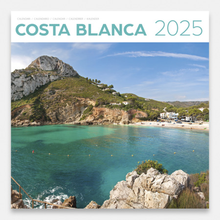 Calendario 2025 Costa Blanca. Selección de 12 imágenes que te invitan a conocer la costa mediterránea en estado puro. Recorre las playas y paisajes más sugerentes pasando por algunos de los pueblos más bellos de esta privilegiada tierra.