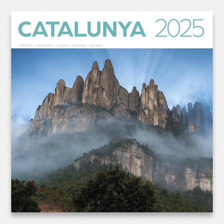 Calendrier 2025 Catalogne. Une sélection de 12 photographies exclusives où vous pourrez admirer la beauté de certains des lieux les plus spectaculaires et les plus représentatifs de ce beau pays.