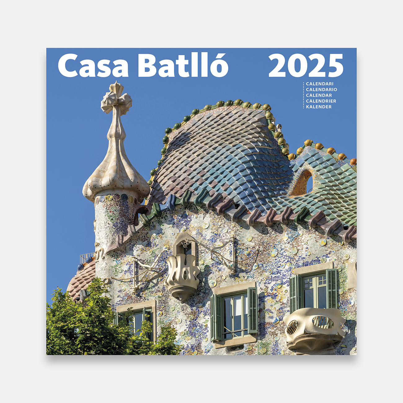 Calendar 2025 Casa Batlló 25cb calendario pared 2025 gaudi casa batllo