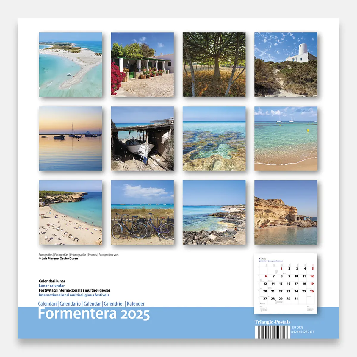 Calendrier 2025 Formentera 25forg2 calendario pared 2025 formentera