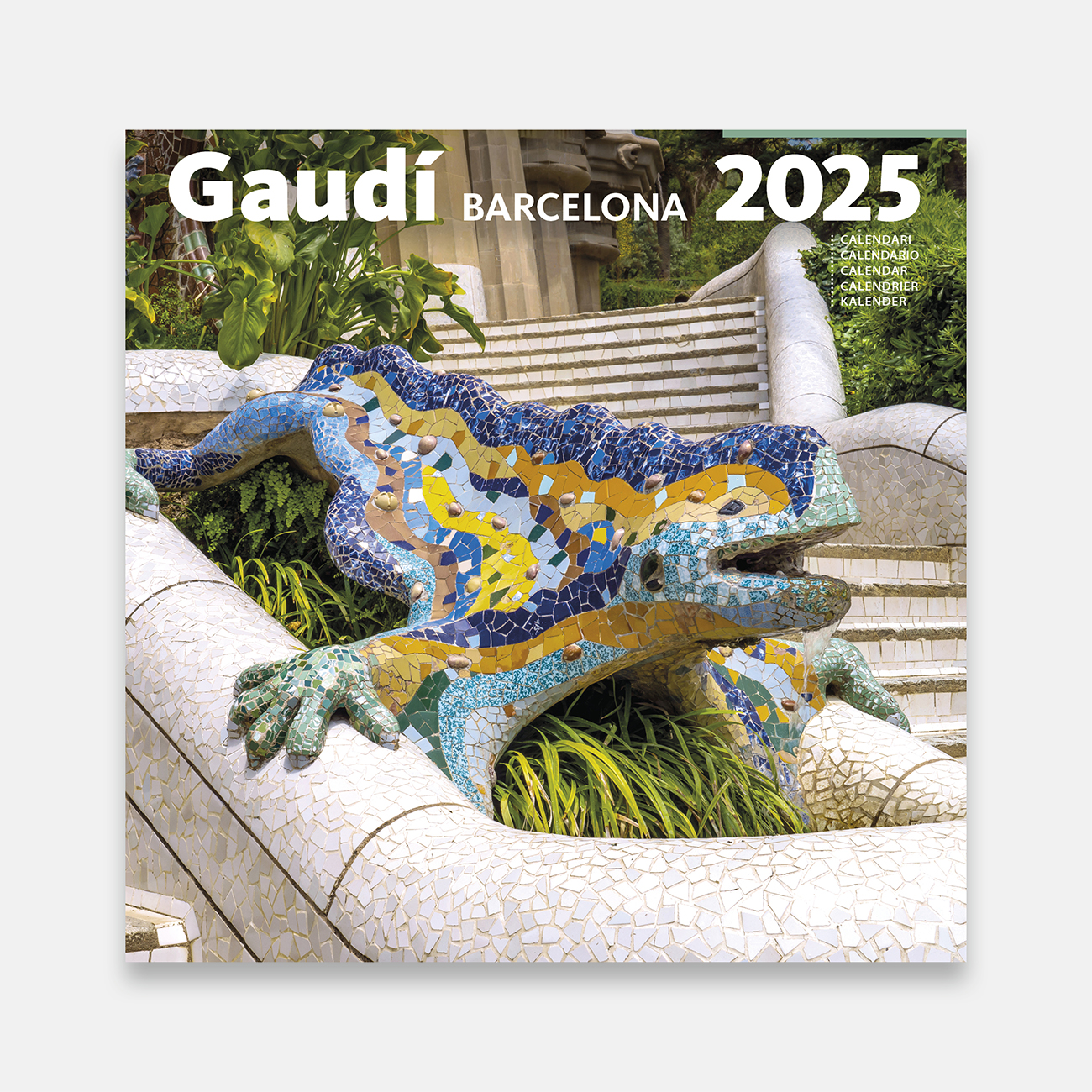 Calendar 2025 Gaudí (Park Güell) 25g2 a calendario pared 2025 gaudi park guell