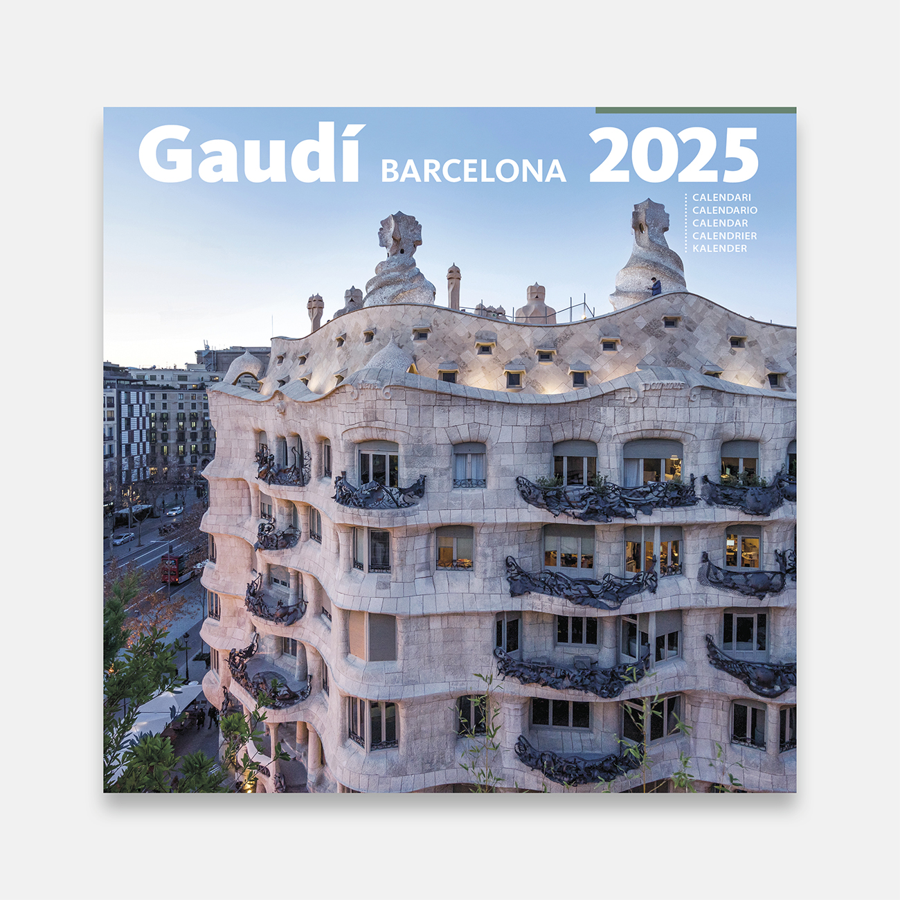 Calendario 2025 Gaudí (Pedrera) 25g2 b calendario pared 2025 gaudi pedrera