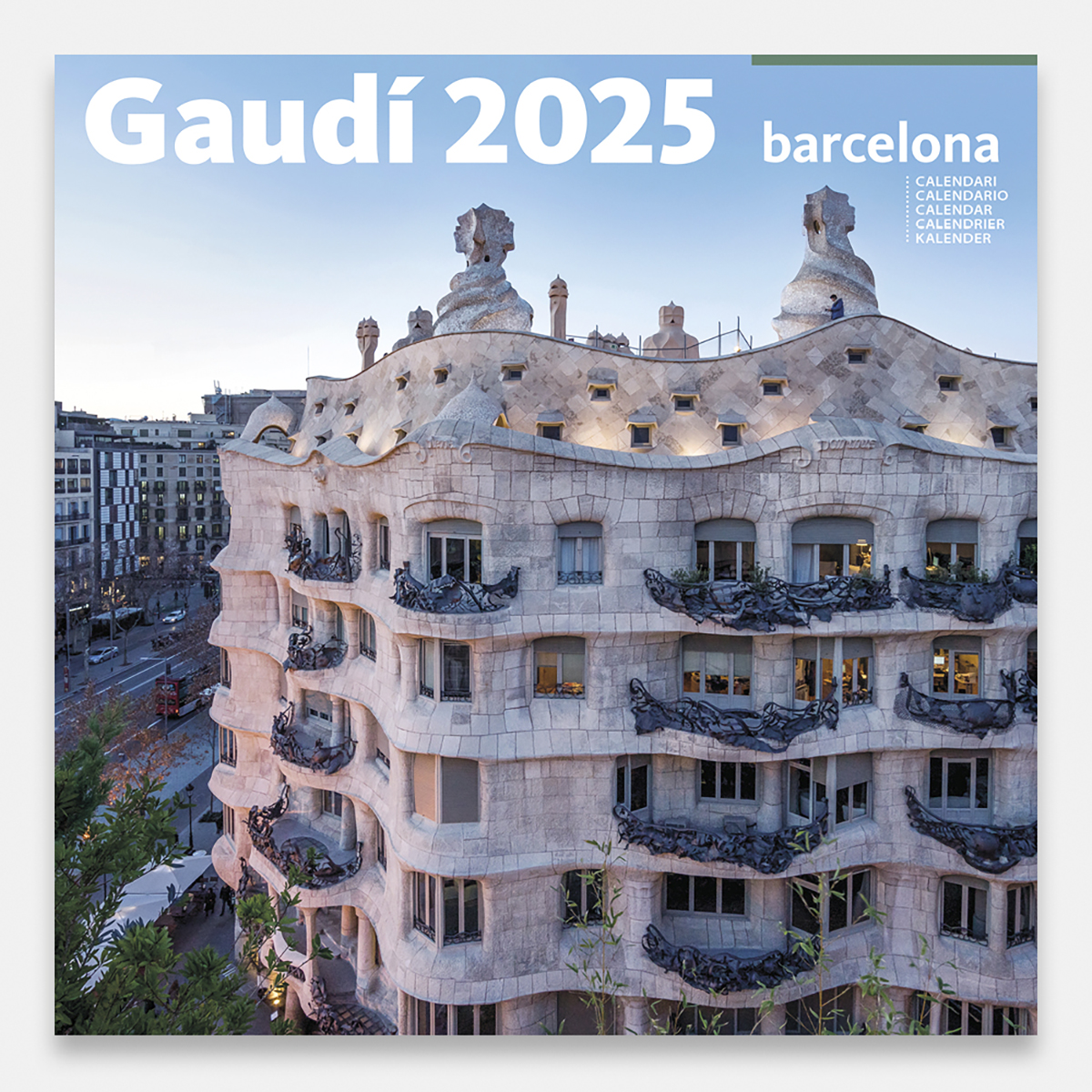 Calendrier 2025 Gaudí-2 B (Pedrera) 25gg2 b calendario pared 2025 gaudi pedrera