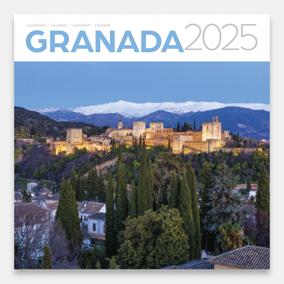 Calendari 2025 Granada i la Alhambra 25grg calendario pared 2025 granada
