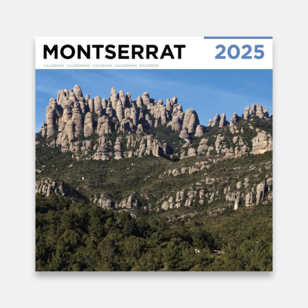 Calendario 2025 Montserrat. La inigualable orografía de la montaña de Montserrat le confiere un aspecto místico