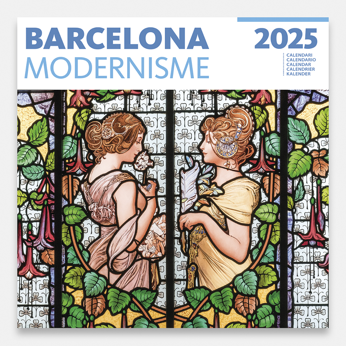 Calendario 2025 Modernismo 25modg calendario pared 2025 barcelona modernismo modernisme