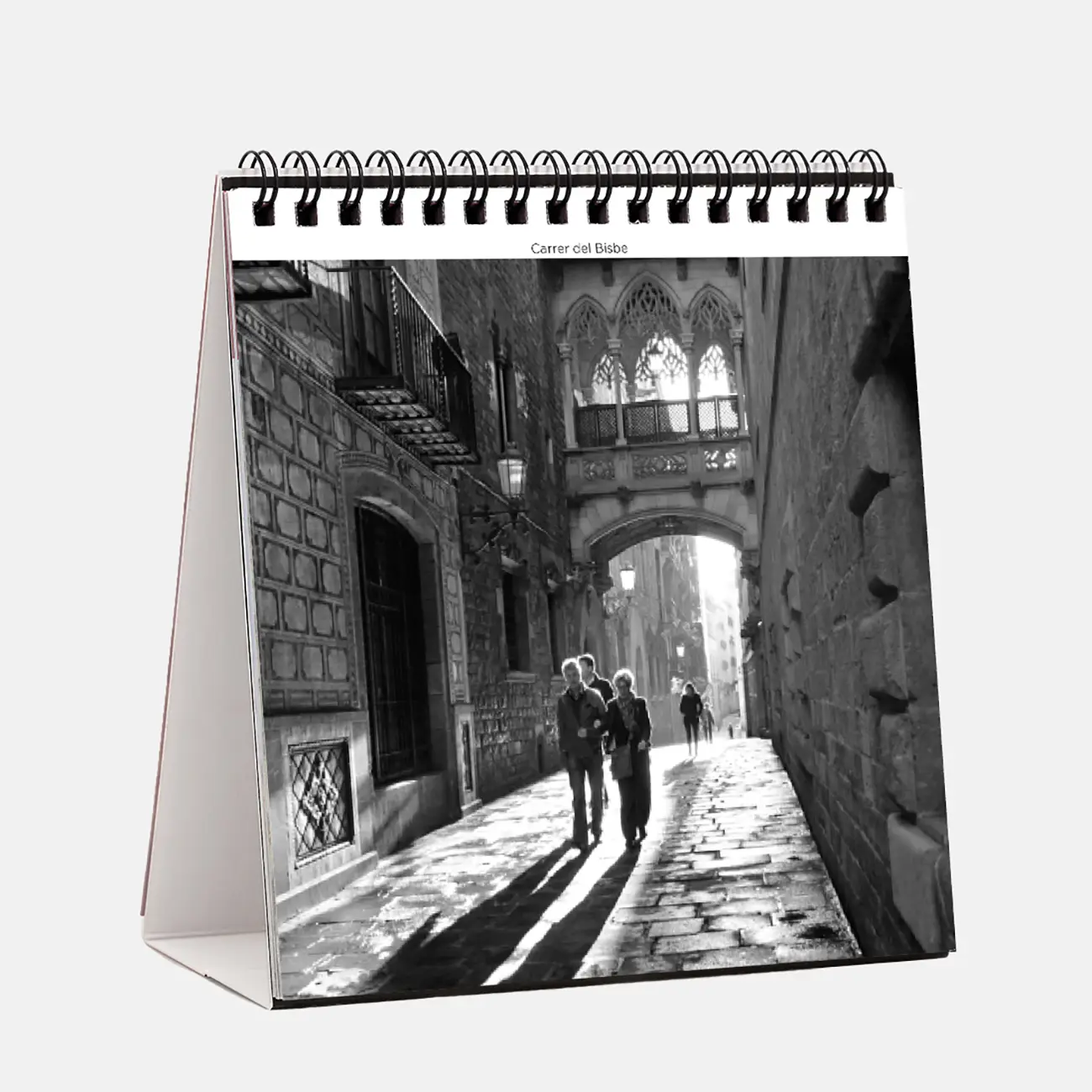 Calendrier 2025 Barcelone Noir et blanc s25bw int calendario sobremesa 2025 barcelona