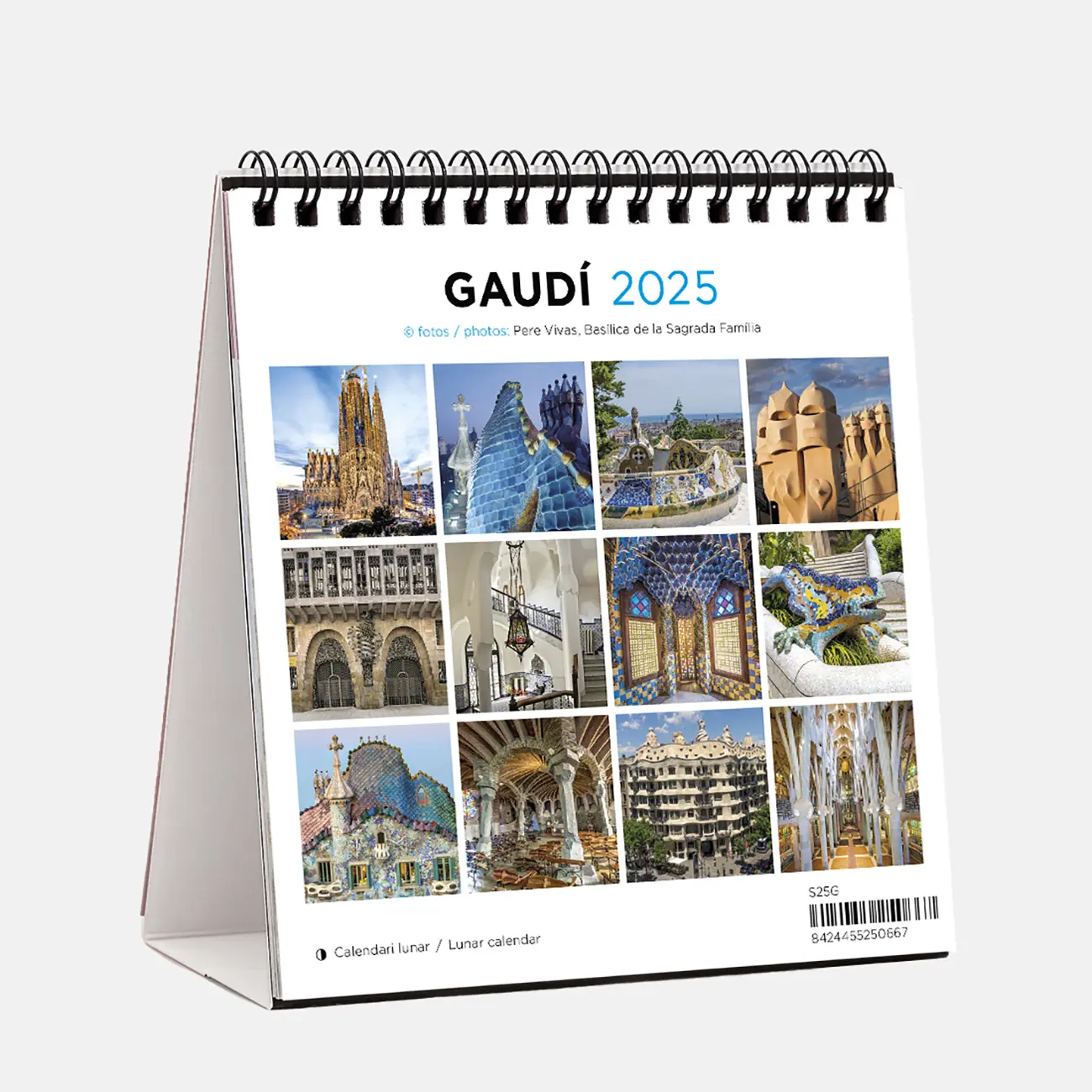 Calendar 2025 Gaudí s25g d calendario sobremesa 2025 gaudi