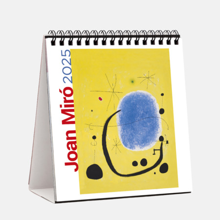 Calendrier 2025 Miró - Barcelona. Egayez votre bureau avec cette sélection colorée de quelques-unes des œuvres les plus représentatives de l'artiste