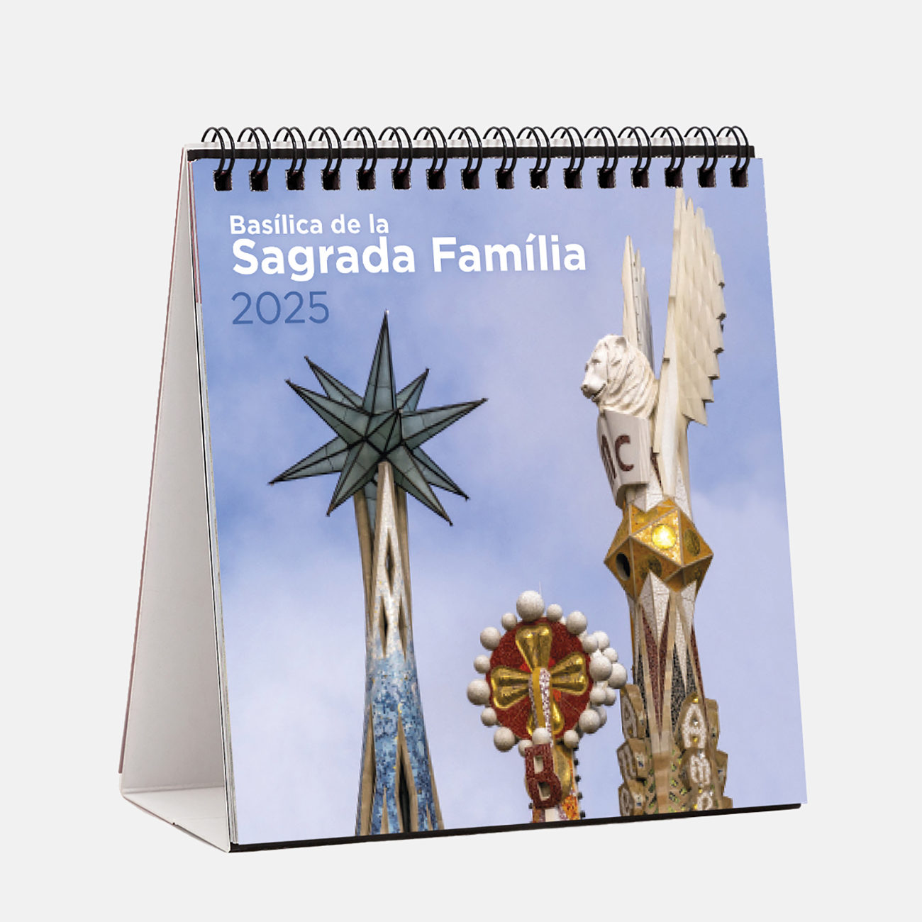 Calendari 2025 Basílica de la Sagrada Família s25sf calendario sobremesa 2025 sagrada familia