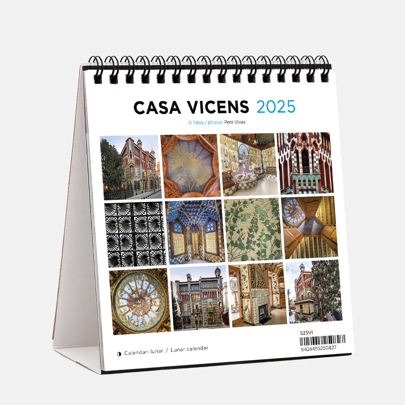 Calendar 2025 Casa Vicens s25vi d calendario sobremesa 2025 casa vicens