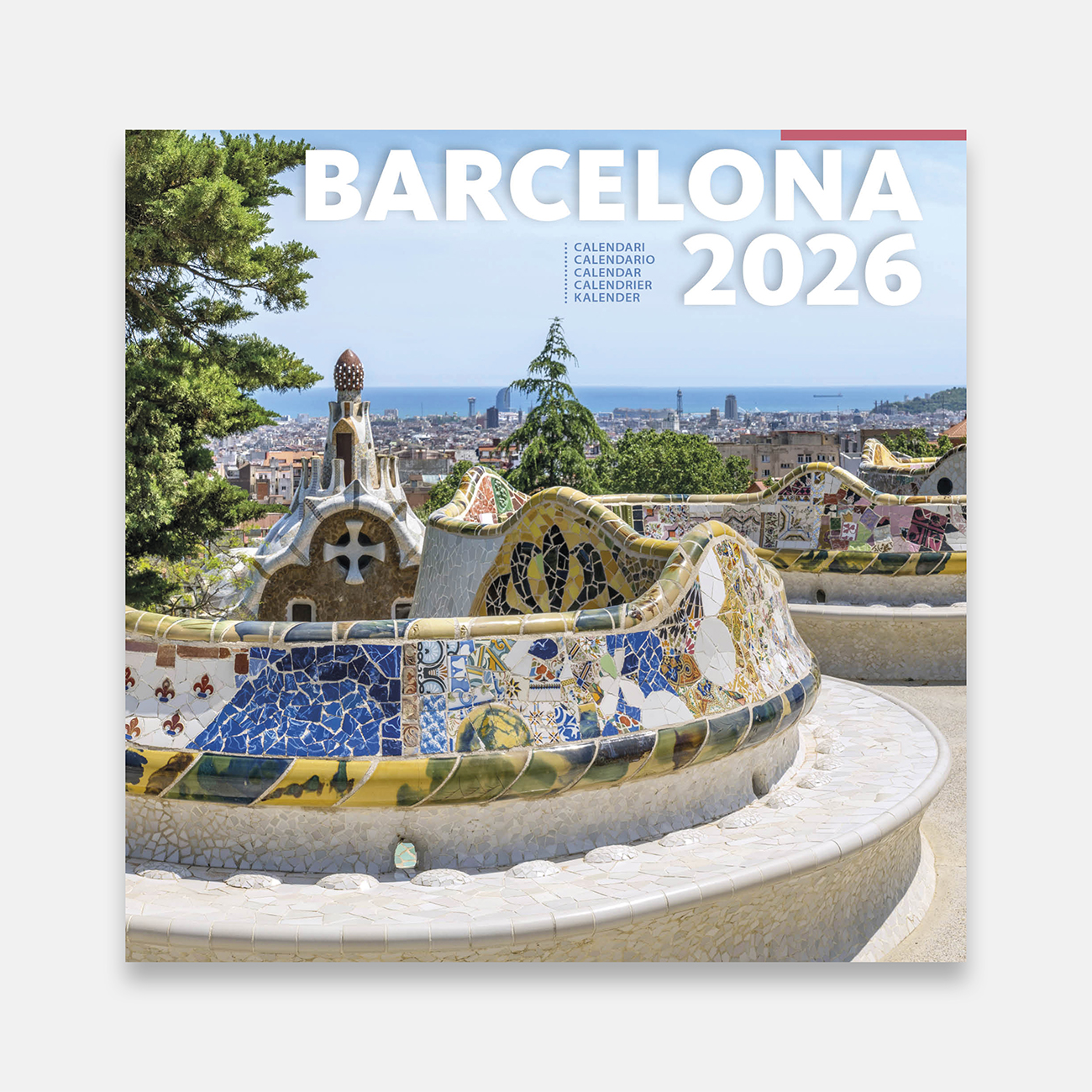 Calendari 2026 Barcelona (Park Güell) 26b2 calendario pared 2026 barcelona