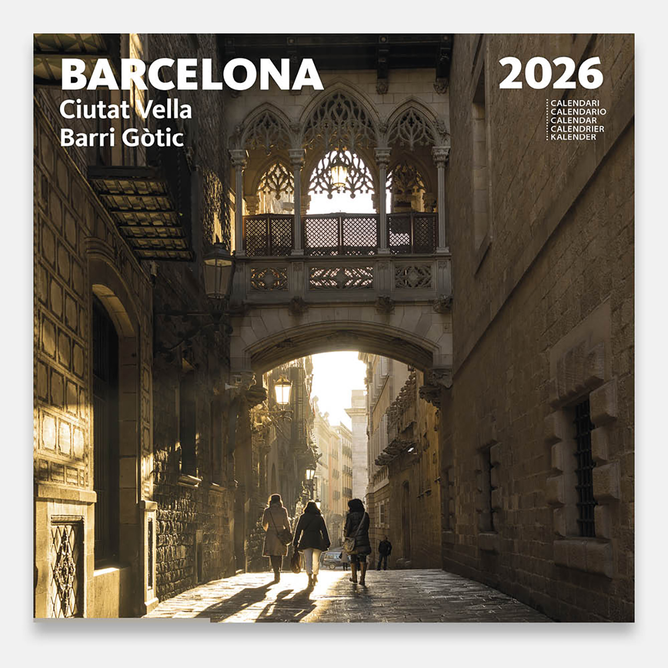 Calendari 2026 Barcelona (Ciutat Vella) 26bg3 calendario pared 2026 barcelona