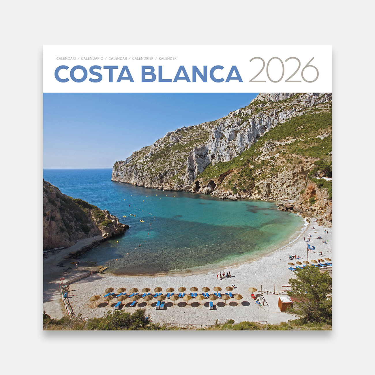 Calendari 2026 Costa Blanca (Xàbia) 26bl a calendario pared 2026 costa blanca