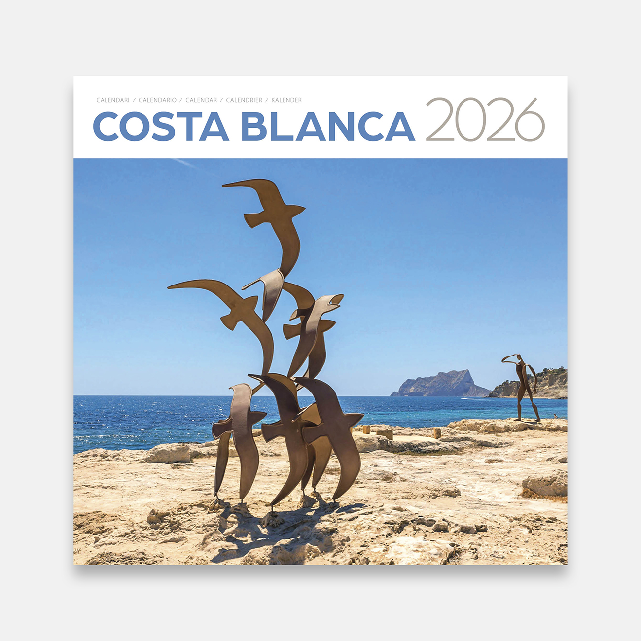 Calendari 2026 Costa Blanca (Moraira) 26bl b calendario pared 2026 costa blanca