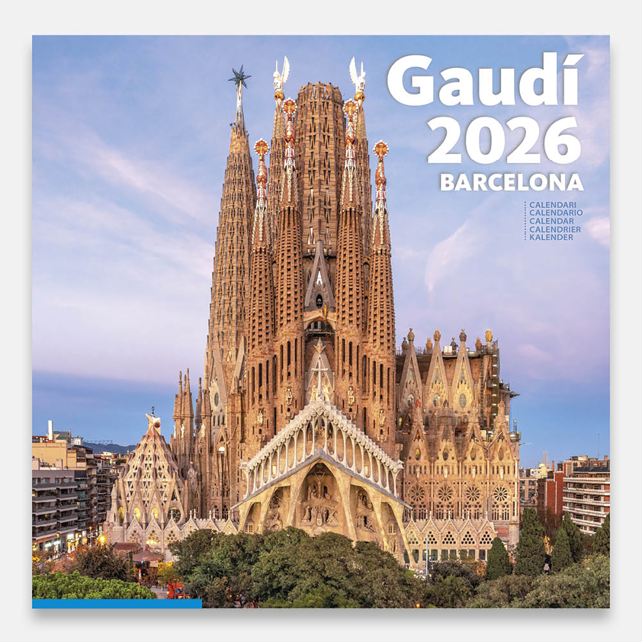 Calendari 2026 Gaudí-1 B (S. Família) 26gg1 b calendario pared 2026 gaudi sagrada familia