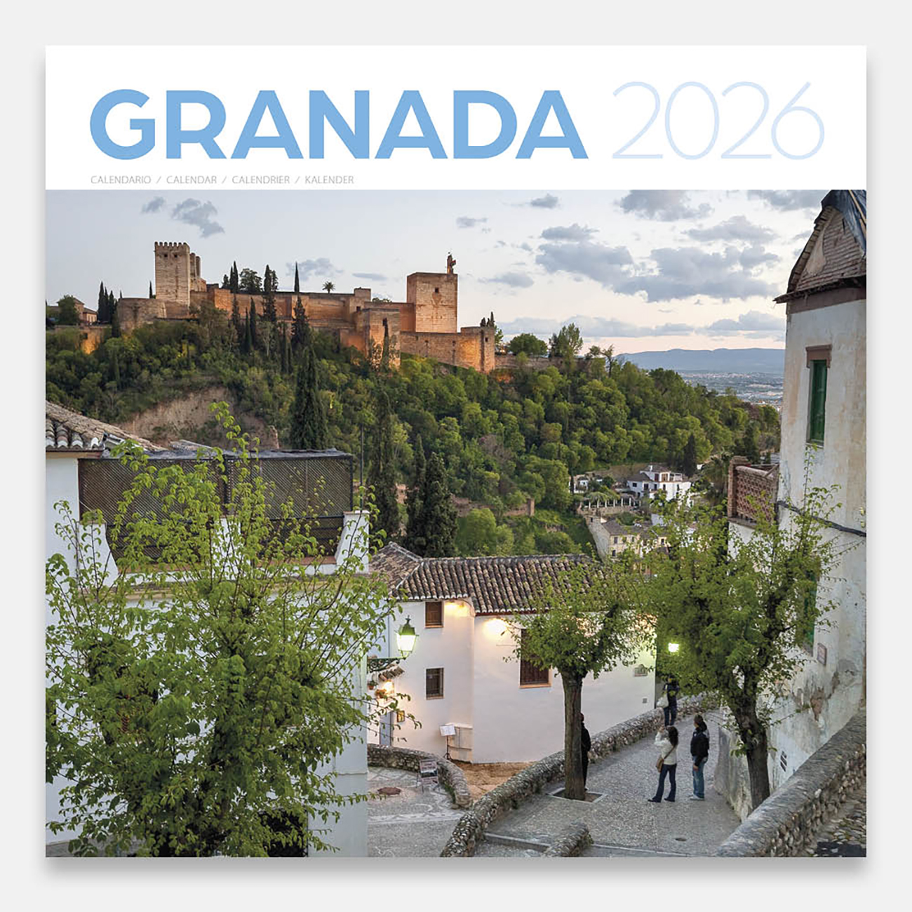 Calendari 2026 Granada y la Alhambra 26grg calendario pared 2026 granada