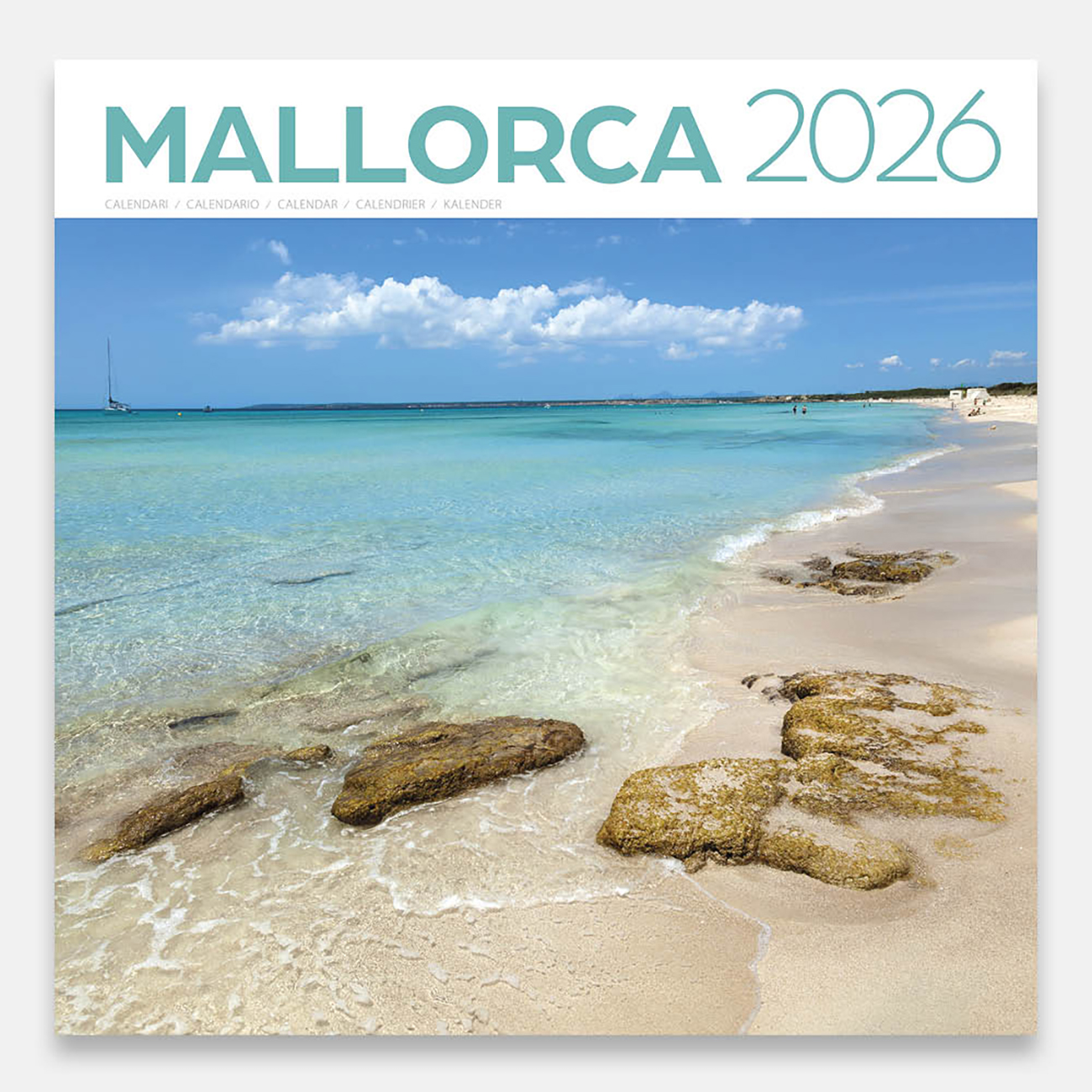 Calendari 2026 Mallorca (Platja) 26ma1 calendario pared 2026 mallorca
