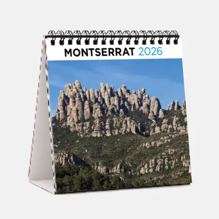 Calendrier 2026 Dessus de table carré Montserrat. Plongez dans l'un des joyaux de la Méditerranée et découvrez les plages