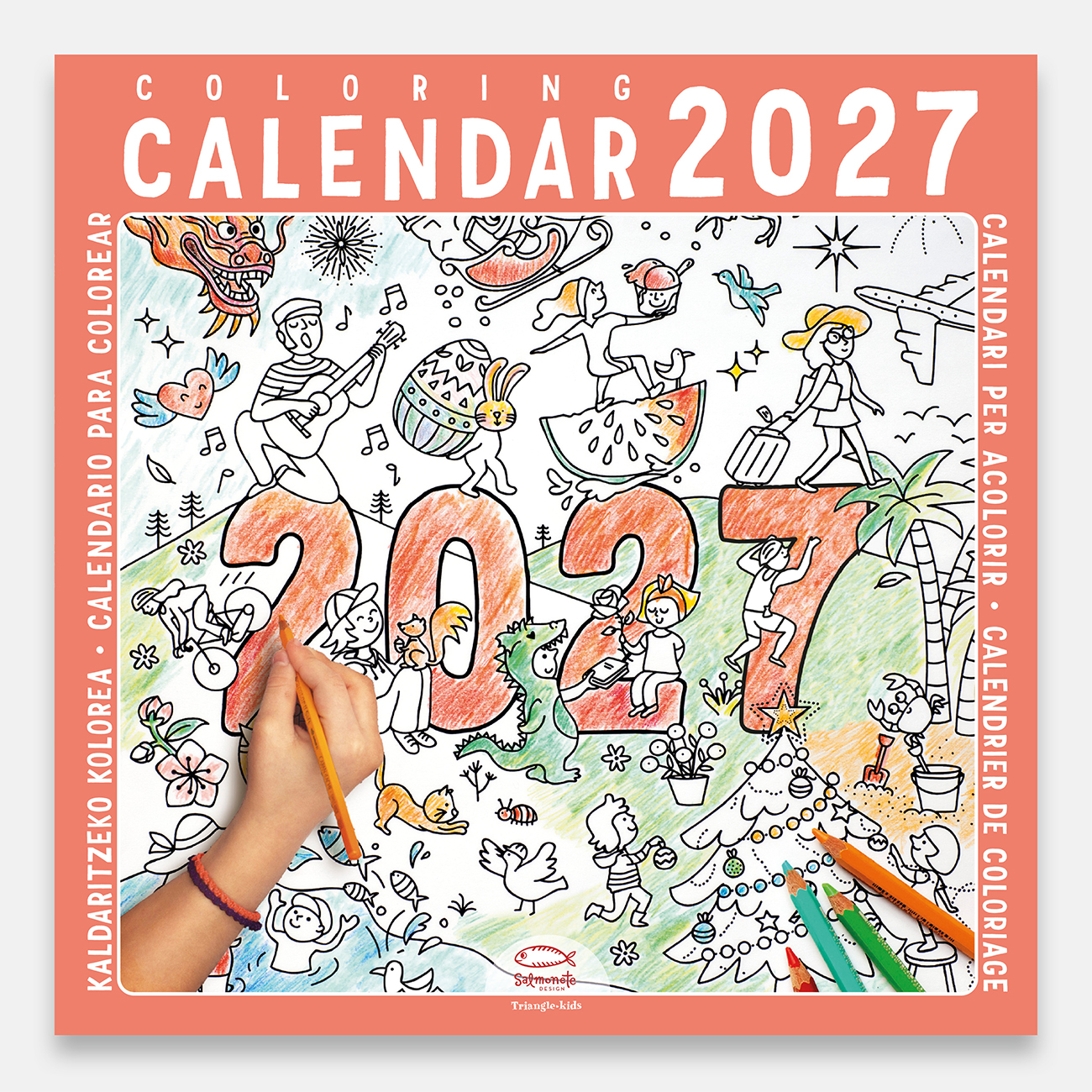 Calendari per acolorir 2027 Calendari per acolorir 2027 27COLG