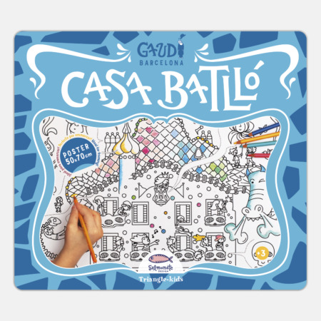 Poster per acolorir Casa Batlló cob pco ba2