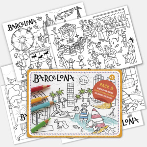 Barcelona
Postals per a pintar