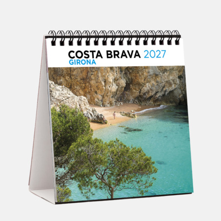 Calendrier 2027 Dessus de table carré Costa Brava S27CB 2