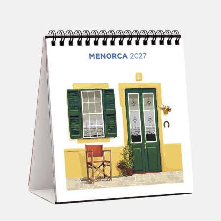 Calendario 2027 Sobremesa Blau Menorca S27ME2 2 2