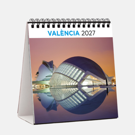 Calendario 2027 Sobremesa València S27VAL 2 2